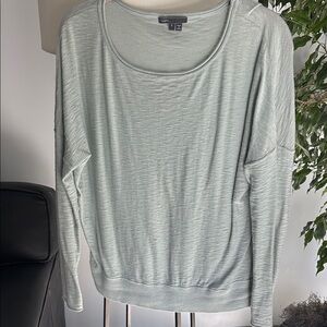 Vince Green Long Sleeve Relaxed Sweatshirt